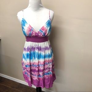 Forever 21 Tie Dye Ombre Tank Dress Size Large